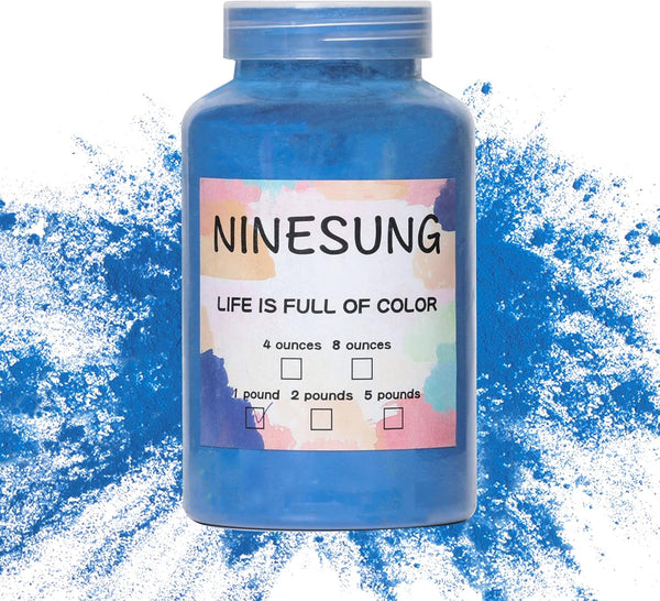 Powder Coating Powder for Metal Surfaces, Blue, 4 oz | Perfect for Car Paint, Steel Structures, and Gardens