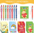 Sumind 32 Pcs Teacher Appreciation Gifts, Thank You Gift with 16 Pcs Motivational Ballpoint Pens & Mini Notebooks