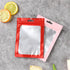IRTGFHJE 100PCS Pouches(Pink,13x25cm) Flat Lock Bags Matte Aluminum Foil Ziplock Hanging Bag DIY Jewelry Snack Sugar