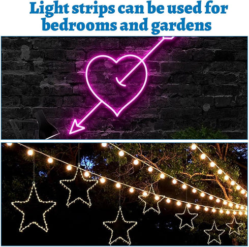 Nogeqi 30PCS 5mm 6mm LED Strip Light Clips with Screws, Waterproof LED Strip Mounting Clips Holder Mounting Bracket