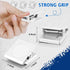 Grtard 6 Pack Heavy Duty Magnetic Clips, Strong Magnets for Whiteboard, Refrigerator, Home, School, Office (White)