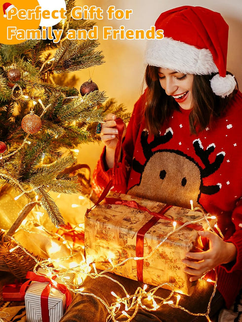 600LED 98FT, 8 Dimmable Guhope Christmas String Lights Waterproof String Lights with Remote and Timer, Modes Christmas