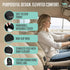 Tailbone Cushy Tushy Premium Foldable Travel Seat Cushion - for Relief of Lower Back, Sciatic, Butt and Pain - for Home