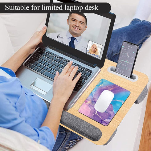 COUKASO 6 8 Inch Small Mouse Pad, Mini Mouse Pad X with Non-Slip Rubber Base for Keyboard Tray Laptops Wireless Mouse