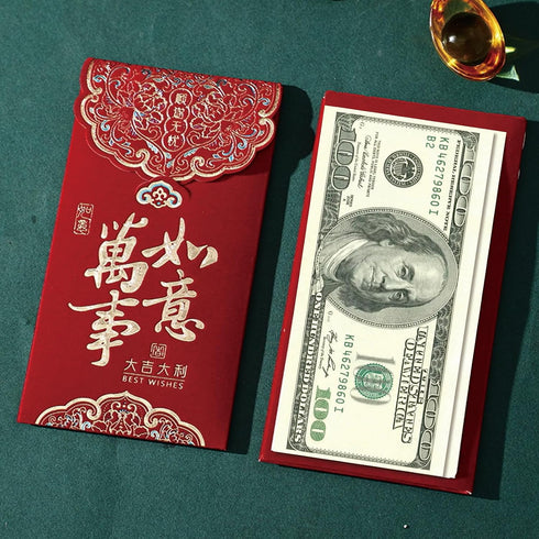 Envelopes,6Pcs 2026 Packets Chinese New Year Red Reds Envelope Snake Lunar New Year Envelopes Chinese Money Red Hong