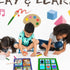 Bememo 4 Educational Learning Posters for Toddlers - Days of The Week, Shapes, Seasons, Weather