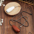 Gosknor 2pcs 12.68in Ceiling Fan Pull Chain Extension, White & Brown Light Pull Chain Extender Beaded Balls Fan Cord