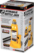 Performance Tool W1621 2-Ton (4,000 lbs.) Heavy Duty Hydraulic Bottle Jack, Yellow