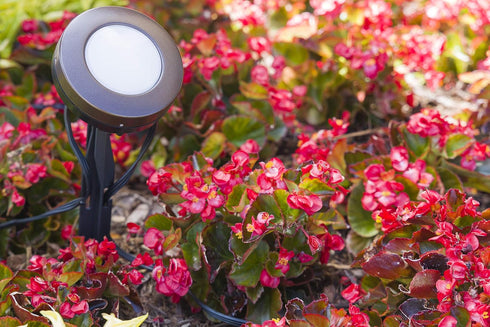 ENBRIGHTEN Mega Stake LED Landscape Light, 14 Tall, Durable, 54483, Black
