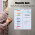 Mr. Pen Magnetic Dry Erase Weekly Calendar for Fridge, 14.7 x 11.8", Weekly Planner Whiteboard, Magnetic Weekly Board.