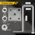 4 Sets Heavy Duty Square U-Bolt Boat Trailer: 2 1/8" W x 5 1/4" L Stainless Steel U-Bolts with Washers