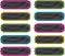 Teacher Created Resources Chalkboard Brights Labels, 5.25inch x 1.5inch, TCR20871