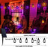 42ft 15 42ft) Flacchi Solar Flame String Lights - LED Lights Outdoor Solar String Lights for Garden Patio Halloween