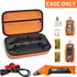 Case Compatible with Klein Tools ET310 AC Circuit Breaker Finder & 80041 Outlet Repair Tool Kit & RT250 GFCI Receptacle Tester. Electrical Tools Storage Organizer Holder Bag (Box Only)-Orange
