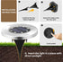 12 Pack SOLPEX Solar Lights Outdoor Waterproof, Solar Ground Lights, Solar Garden Lights Landscape Lighting for Pathway