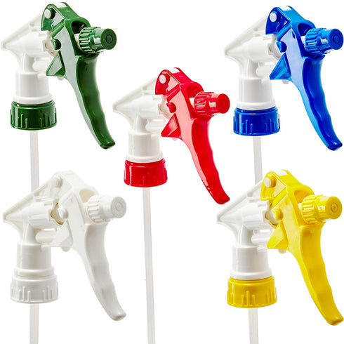 Leak-Free Chemical Resistant Spray Head 5 Pack, Industrial Spray Heads for Auto Detailing and Janitorial Supply