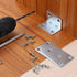 4 Set 2.76"x1.97"x2.76" uxcell L Corner Bracket Corner Brace Metal Joint Right Angle Brackets Fastener with Screws