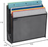Mind Reader Vertical File Storage, Desktop Organizer Wall Mount, Metal Mesh for Office