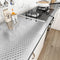 WESTICK Stainless Steel Contact Paper 80 x15.75 , Oil Proof Peel and Stick Wallpaper for Kitchen Countertops