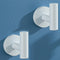 White Towel Hooks, Coat Hook for Bath and Kitchen, SUS 304 Stainless Steel Wall Hook, 2 Count