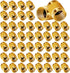 50PCS 1/4 Flare Cap, HVAC Valve Caps with Neoprene O Ring Seal, Round Brass Refrigerant Locking Caps