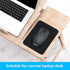 Dapesuom Small Mouse Pad, 6 x 8 Inch Thick Rubber Non-Slip Portable Mini Mat for Office and Travel, Black