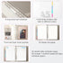 CAGIE A5 6 Ring Binder Notebook with Pockets, Refillable Planner, Dividers, A5 Refill Paper, Purple, 7 x 9.25 in