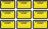 Tabbies Legal Exhibit Labels, Yellow DEFENDANT'S Exhibit 252 Labels/Pack (1-5/8"W x 1"H, Sheet: 5-1/4"W x 3-1/4"H)