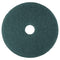 3M Cleaner Floor Pad 5300, 13" Diameter, Blue, 5/Carton