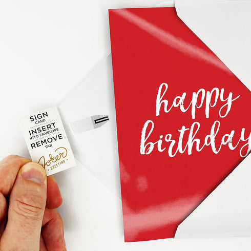 Joker Greeting Endless Birthday Song with Glitter