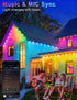 50Ft 30 209 IP67 CCILAND Permanent Outdoor Lights, LED Eternity RGB&IC Smart Eaves Lights with Remote App Scene Modes