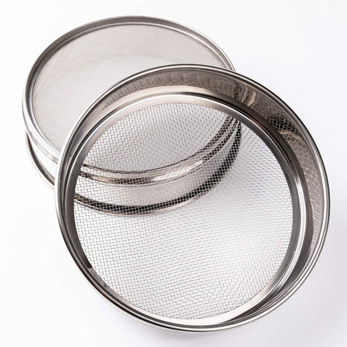 f20×4.5cm 304 Stainless Lab Sieves - Economy Test Sieve 304 Stainless Steel Wire Cloth (24 Mesh)