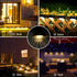 12 Pack, Solar Fence Lights Outdoor Warm White, Waterproof LED Solar Deck Lights for Outdoor Stairs, Step, Fence, Yard