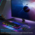 Gaming Mouse Pad, Large XL 31.5x11.8in Extended Desk Pad for Laptop with Stitched Edges, Waterproof - Galaxy