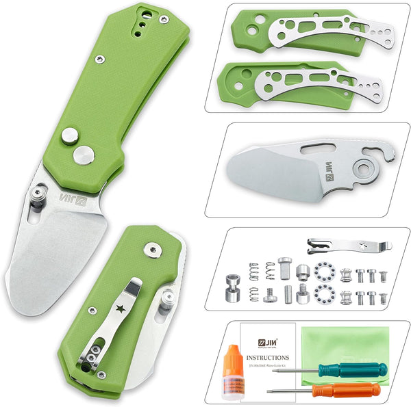 JIN Rhino Jr. Kids Pocket Knife, Fidget Toy Knife, DIY Kit, 1.97