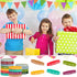 JUNEBRUSHS 64pcs Motivational Silicone Bracelets, Bulk Colored Inspirational Rubber Wristbands for Student Teacher Gifts