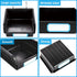 Pegboard Bins with Hooks and Labels - 10 Packs for Organizing Accessories, Black