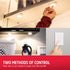 2 Pack, 50 58822-T1 Energizer LED Puck Lights, Wall Switch Remote, Battery Operated, Under Cabinet Lighting, Wireless
