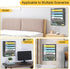 Wall File Organizer, 6-Tier Mesh Hanging Mail Organizer, Vertical Office Storage Rack for Home Office, Black
