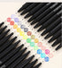 YIKANGHENG 24 Pcs 24 Colors Fine Point Line Drawing Pens, 0.4mm for Painting, School and Office Supplies