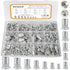 Senyard Metric & SAE Rivet Nuts Assortment kit, 300 Pcs Stainless Steel Rivet