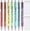 Sherr 7 Pcs Christmas Weekday Pens, Glitter Funny Ballpoint Pens with 10 Black Ink Refills, Rainbow Week Gifts
