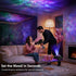 Rossetta 58 Dual Lens Galaxy Projector, Star Projector for Bedroom with Light Effects, Night Light Projector with White