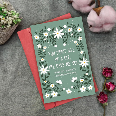 Bablira Heartfelt Mothers Day or Fathers Day Card, Thank You Card Gift for Mom Dad Grandma Grandad, Sweet Birthday Gift
