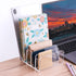 NiHome Spacious Clear Acrylic Desk Mail Sorter, Multipurpose Organizer for Office Supply & Pen Storage
