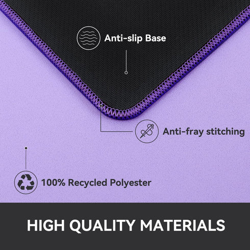 Waterproof Large Gaming Mouse Pad with Durable Stitched Edges, Non-Slip Rubber Base, Smooth Surface for Home Office