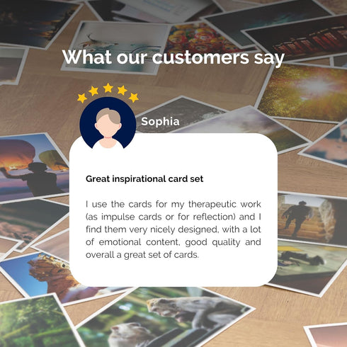 metaFox - 52 Positive Affirmations & Motivational Postcards for Life Coaching, Therapy, Mindfulness, Personal Advice