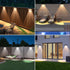 Srtyuo 3 Modes(3000K/4000K/6000K), IP55 Lighting8Pack Solar Fence Lights Outdoor - Color Waterproof Solar Lights, Fence