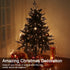 Clear Christmas Lights String | 21.63ft 100 Count Incandescent Brown Wire Lights | UL Certified for Indoor Outdoor