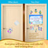 Cruise Door Decorations Magnetic Set - Large 11x13 Inch Dry Erase Board with 6 Fun Magnets, 2 Markers, Eraser